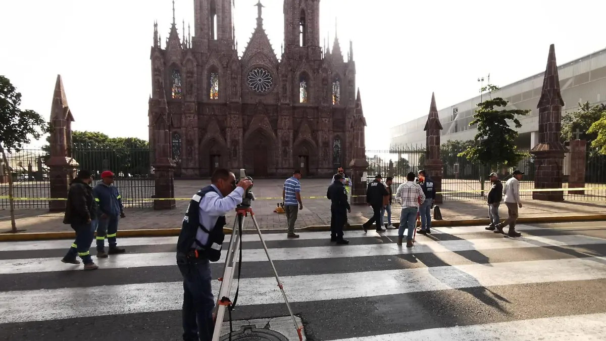 Paso peatonal en Zamora